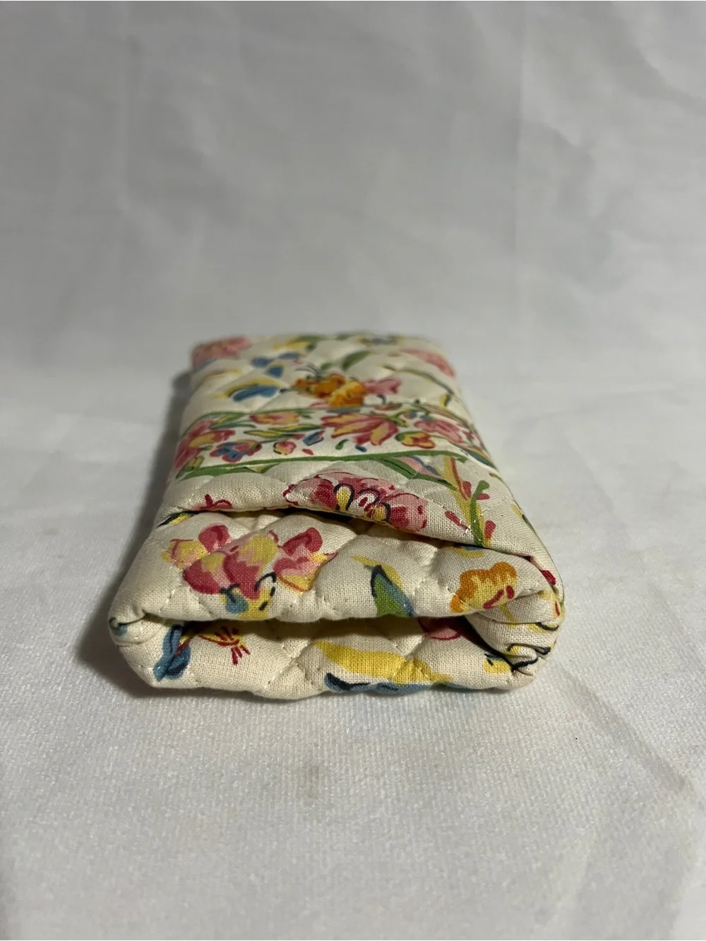 Vintage 90s Vera Bradley Perennials retired pattern glasses case florals